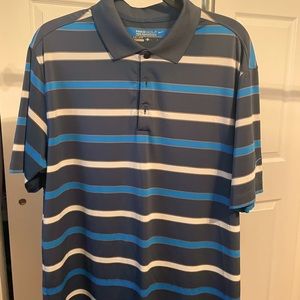 Large gray blue Dri fit Nike golf shirt   Excellent condition no stains or snags
